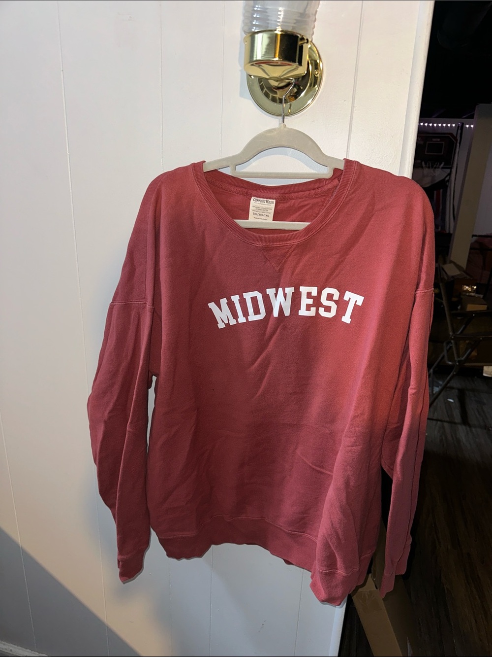 Comfort Colors Women's Crewneck Sweatshirt - Rose